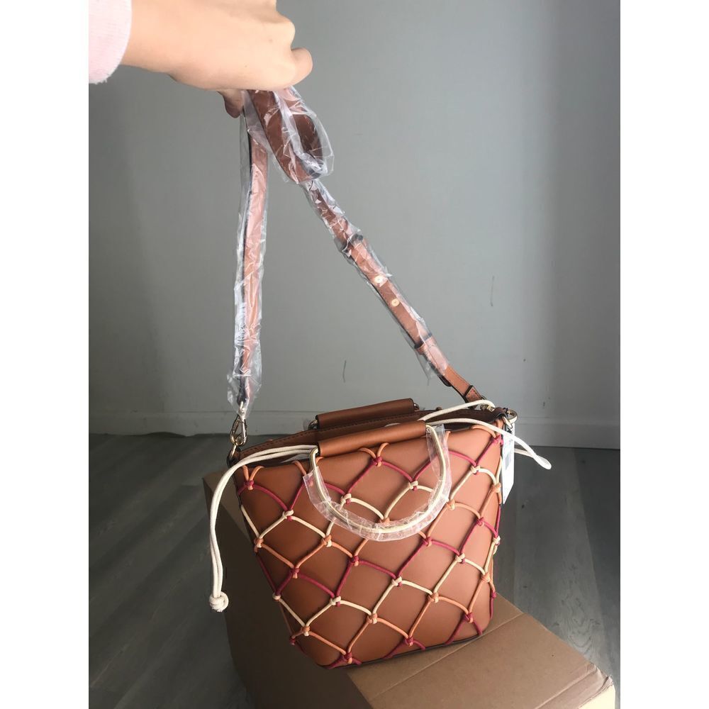 Bucket Net Bag Mango Drawstring Medium NWT - Picture 8 of 8